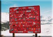 Loveland Pass Ski Sign